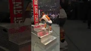 Mini John Cena Funny Entrance Moment To The Ring At WWE Raw