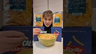 CAŁY DZIEŃ JADŁEM TYLKO MAKARON 🍝 #makaron #dzieńjedzenia #cojem #cozjadłem