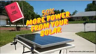 Tilting solar panel mount 12V Power For Vans and RV's