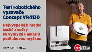 Test - Concept VR4130 - nejvyspělejší robotický vysavač s unikátně řešenou podlahovou myčkou