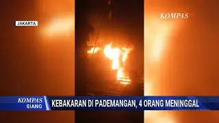 Kebakaran di Pademangan Jakarta Utara 4 Orang Sekeluarga Meninggal Terjebak di Dalam Rumah