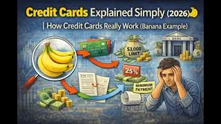 Credit Cards Explained Simply (2026) | How Credit Cards Really Work Using Bananas 🍌