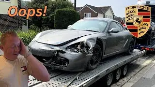 Porsche Cayman S 987.2 rebuild. Very Rare insurance write off.