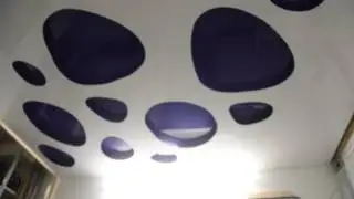 3D Spanndecke- Perforierte Spanndecken mit Muster