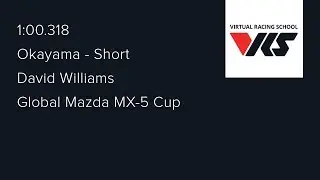 2016S4 - Week 8 (Okayama - Short) - Global Mazda MX-5 Cup Series