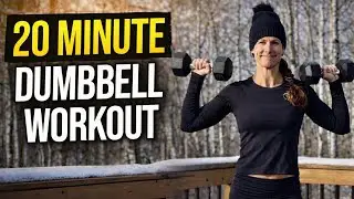 20-Min Full Body Dumbbell Workout | Strength, Tone & Fat Burn at Home (No Gym Needed!)