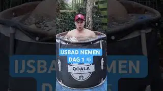 VANAF VANDAAG ELKE DAG EEN IJSBAD! 🧊🥶DAG 1!