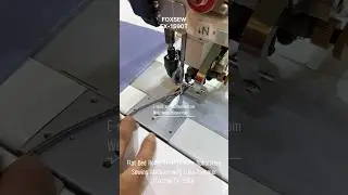 Flat Bed Roller Feed Leather Sewing Machine with Edge Cutter