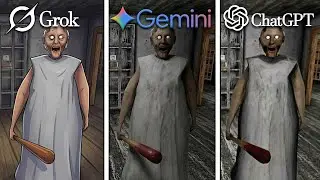 ChatGPT vs Gemini vs Grok : Recrée GRANNY à partir de ZÉRO !