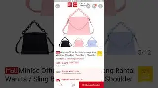 Rekomendasi Tas Miniso|ShopeeHaul|RacunShopee|Link produk dikomentar #shorts #shopee