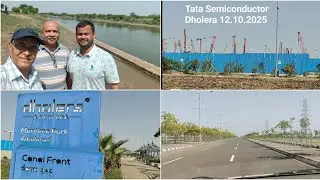 Dholera Visit 12.10.25: Activation TP | Renew Power | Tata Semiconductor | Plot in Aakru 📞9910161437