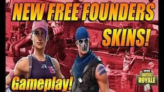 NEW FOUNDERS SKINS IN Fortnite Battle Royale! Showcase And Gameplay!