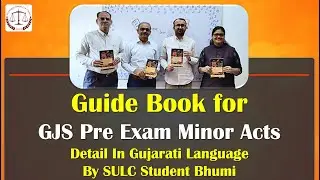 GJS Pre Exam Minor Act, Guide By SULC Student Bhumi