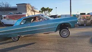 lowriders cruising back on Whittier blvd the first Sunday of 2024 part 1