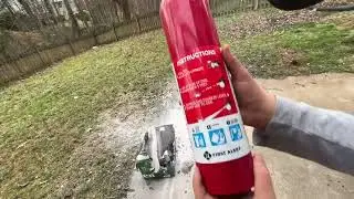 First Alert HOME1 Rechargeable Standard Home Fire Extinguisher UL Rated 1 A 10 B C, Fast and efficie