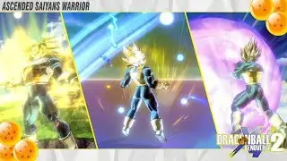 Ascended Saiyan Transformation | Goku, Trunks, Vegeta | Dragonball Xenoverse 2