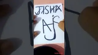 JISHA NAME LOGO DESIGN//#subscribe //#trendingshorts //#youtubeshorts //#viralshort