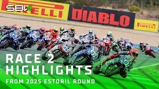 ОСНОВНЫЕ МОМЕНТЫ решающей гонки #WorldSSP 2 🏆 | 2025 #EstorilWorldSBK 🇵🇹