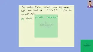 [Math] The Kaplan-Meier method and the Log-rank test are used to analyze 
