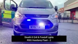 Ford Transit Custom - Bespoke blue light installation