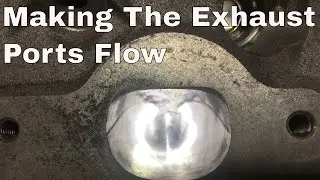 How To Port LS Cylinder Heads Part 2, Exhaust Port