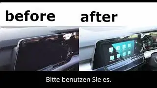 Display Handauflage f&uuml;r den Volkswagen Golf 8 ist jetzt erh&auml;ltlich #casport #golf8 #golf8r