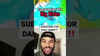 ANIME TRANSFORMATIONS With BIG RISKS⁉️ PART. 2 🔥 #shorts #anime