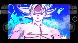 Dragon ball sparking zero switch version test using Eden legacy emulator on mobile