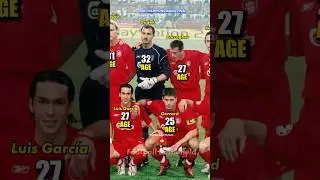 Liverpool squad vs AC Milan Final Champions League 2005🔥How Old Was It🤔#footballshorts #uclfinal