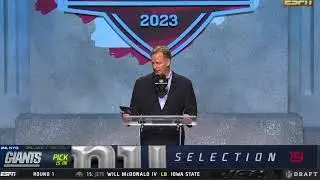 The New York Giants Select Deonte Banks 24th Overall in the 2023 NFL Draft