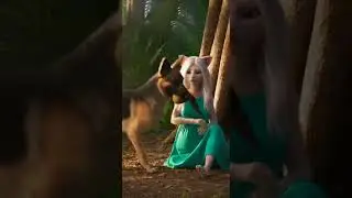 Loyal Dog Saved Her Life from the Ravine 😭🐕 #shorts #cat