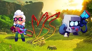 Belle Vs 8-Bit Golden Arm Gang For The Win | Brawl Stars