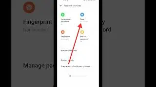 Realme phone me face lock 🔐 kaise lagaye #youtubeshorts #shorts #mobile