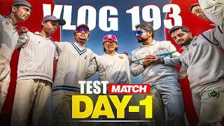 Brutal Sledging on Day 1🔥| Test Match Vlog | Cricket Cardio