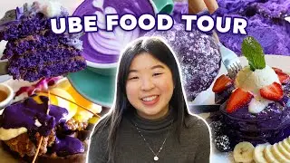 Bay Area UBE Food Tour 💜 | Ube Pancakes, Malasadas, Lattes, Waffles, Mochi Donuts and MORE!