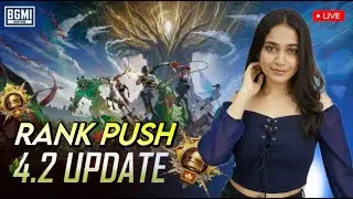 RANK PUSH TO CONQUEROR🔥 BGMI 4.2 UPDATE #amishaislive #bgmilive #shortsfeed #vertical #shorts