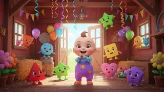Mr Shape Dance Song | kids nursery rhymes | Baby Song, Fun Shapes Learning Cartoon 🔺🟦🔵