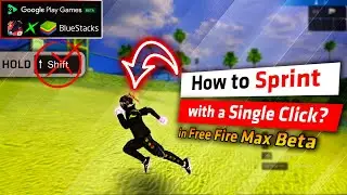 How to Sprint Without Holding Shift in Free Fire Max || Free Fire Max Beta Sprint Fix.../🤔