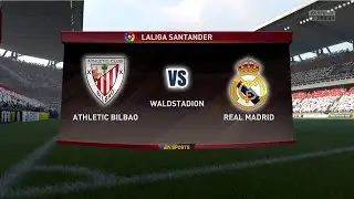 Athletic Bilbao Vs Real Madrid | La Liga 2016/17 | Week 28 | FIFA 17 | Full Gameplay