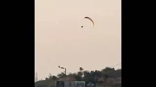 This dude hardly made it #trendytariq #shorts #youtubeshorts #paragliding #viral #fyp