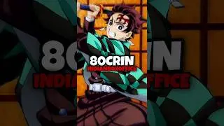 Demon Slayer Infinity Castle Earn Money || 80Crores In IndianBoxOffice 🔥 #shorts #anime #demonslayer