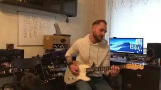 Fender Telecaster  relic Custum Shop LTD 67, Amp Swart Atomic Space tone