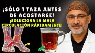 ¿Más de 60? Bebe ESTO para aumentar rápido el flujo sanguíneo en las piernas