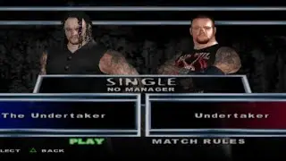 Samack down paint Undertaker vs Undertaker #aethersx2  #playstation 