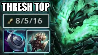 I Built EVENSHROUD on TOP THRESH - Thresh vs Sett - League of Legends Off Meta