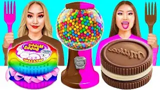 Tantangan Permen Karet VS Makanan Coklat | Tantangan Gila ToonDO Challenge