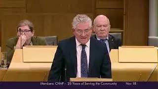 CHAP - Scottish Parliament Members' Business Debate 18th Nov 2025