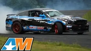 AmericanMuscle 2015 Mustang Calendar Shoot: Insane Turbo Mustang Drifting!
