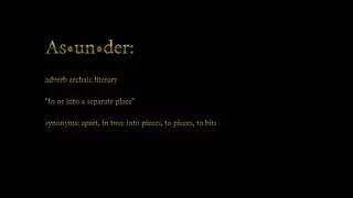 Asunder (Short Film)