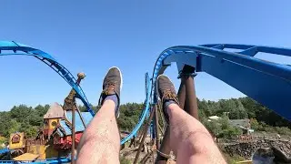 Fēnix (Onride / POV) | Bolliger & Mabillard Wing Coaster | Toverland | 4K